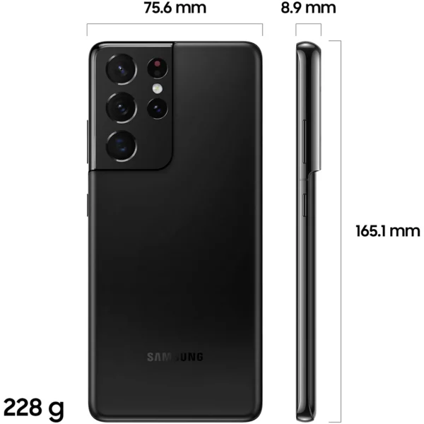 Dimensions du Samsung Galaxy S21 Ultra